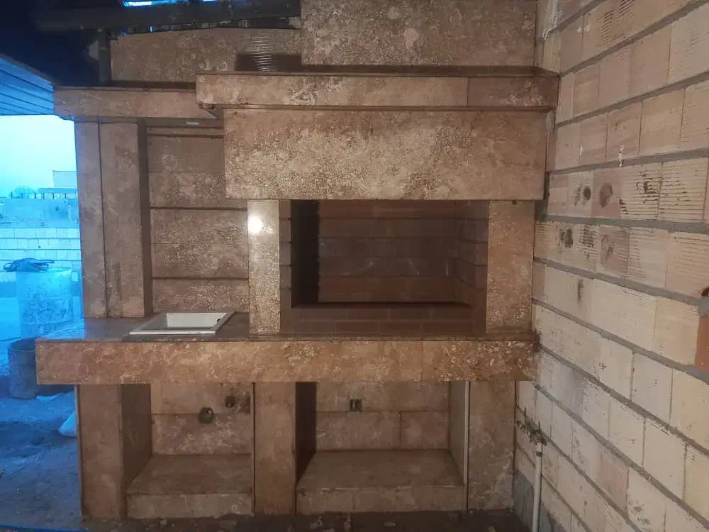 شومینه و باربیکیو وآبنما و آتشکده|خدمات پیشه و مهارت|چهارباغ, |دیوار