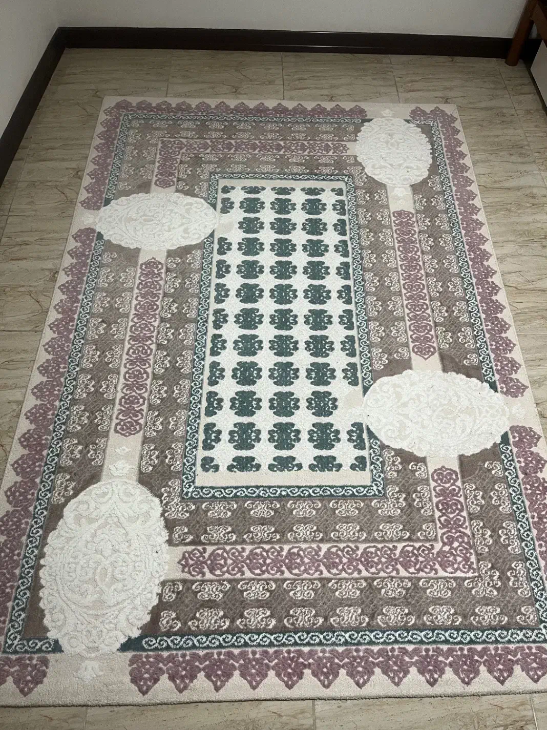 فرش ۴ متری کاملا تمیز و نو|فرش|بابل, |دیوار