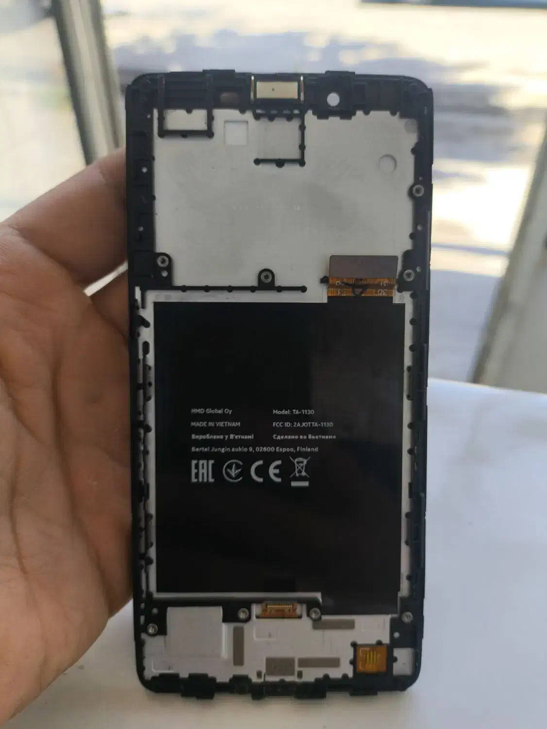 ال سی دی فابریک رو کار نوکیا وان پلاس با فریم|لوازم جانبی موبایل و تبلت|مراغه, |دیوار