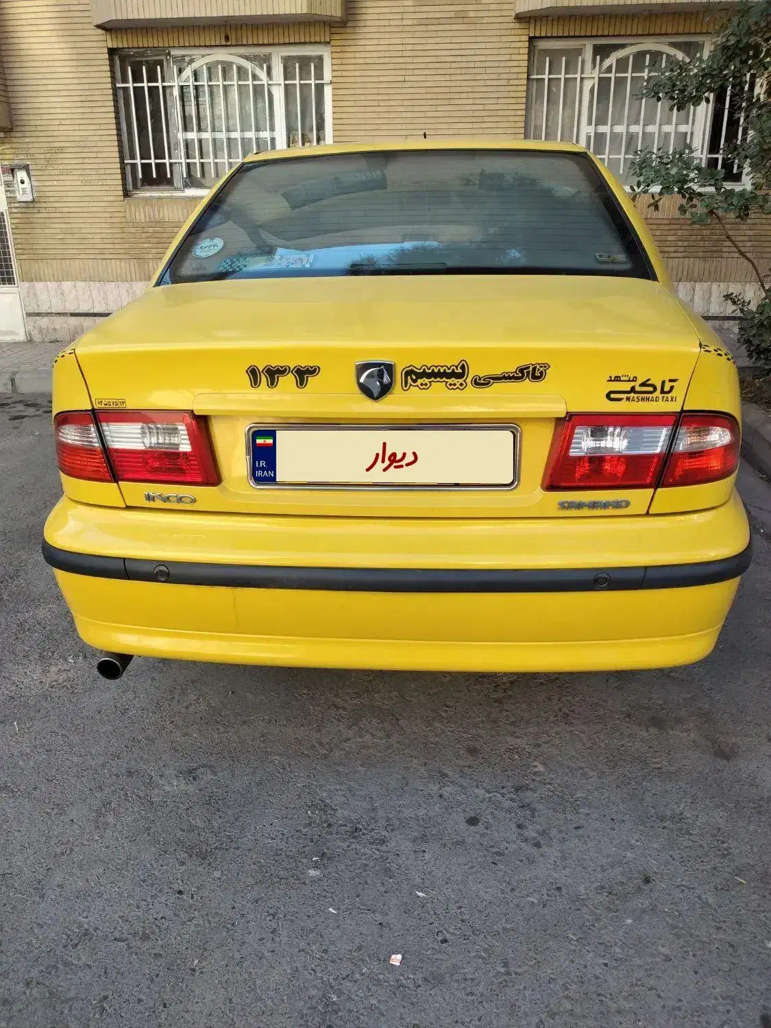 تاکسی سمندEF7مدل۹۹|خودرو سواری و وانت|مشهد, ولیعصر (شهرک غرب)|دیوار