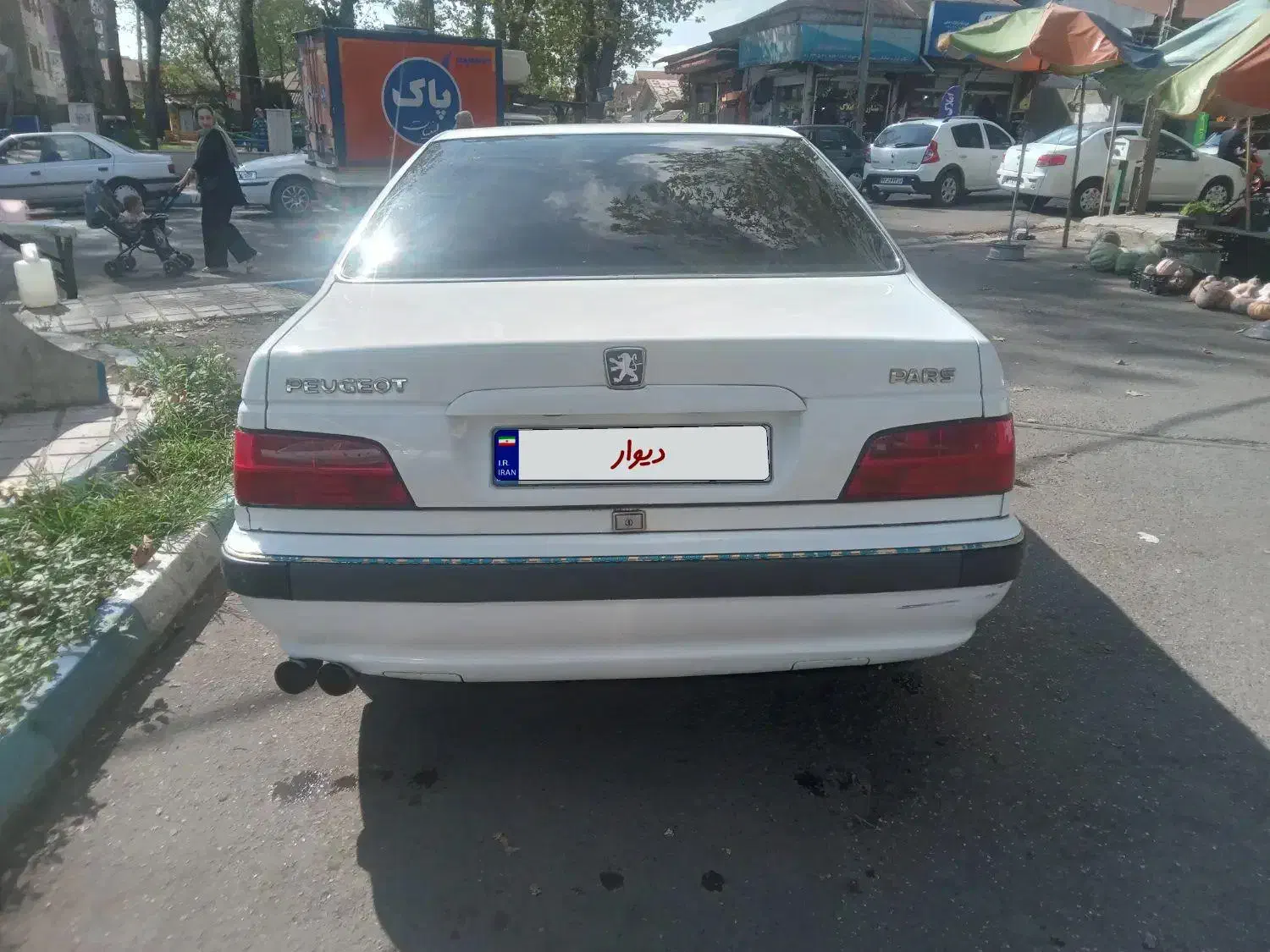 پژو پارس مدل ۸۷ بیرنگ بی ضربه ۴۷۰|خودرو سواری و وانت|شفت, |دیوار