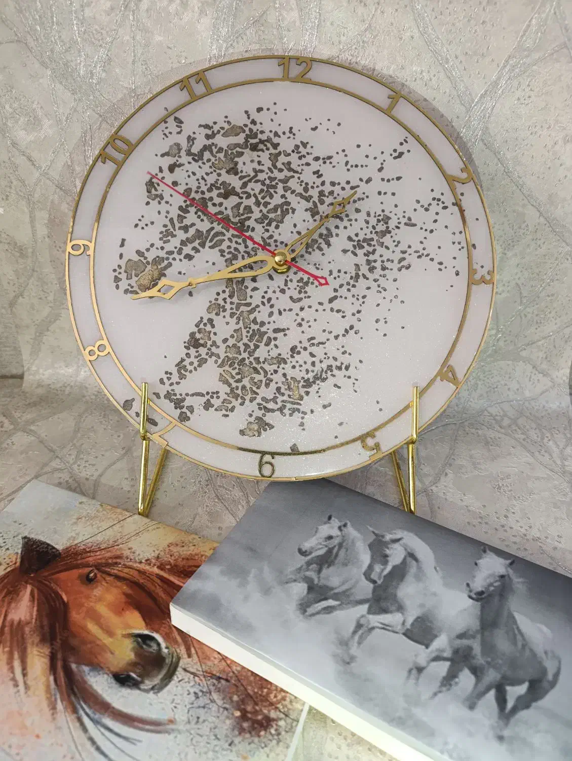 ساعت رزینی|ساعت دیواری و تزئینی|شهر ری, شهادت|دیوار