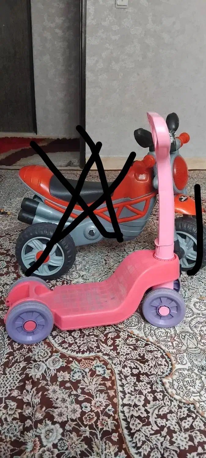 اسکوتر.کیسه و دستکش بکس.کیف  مدرسه.اسکیت برد|اسباببازی|اندیشه, شهرک مریم|دیوار