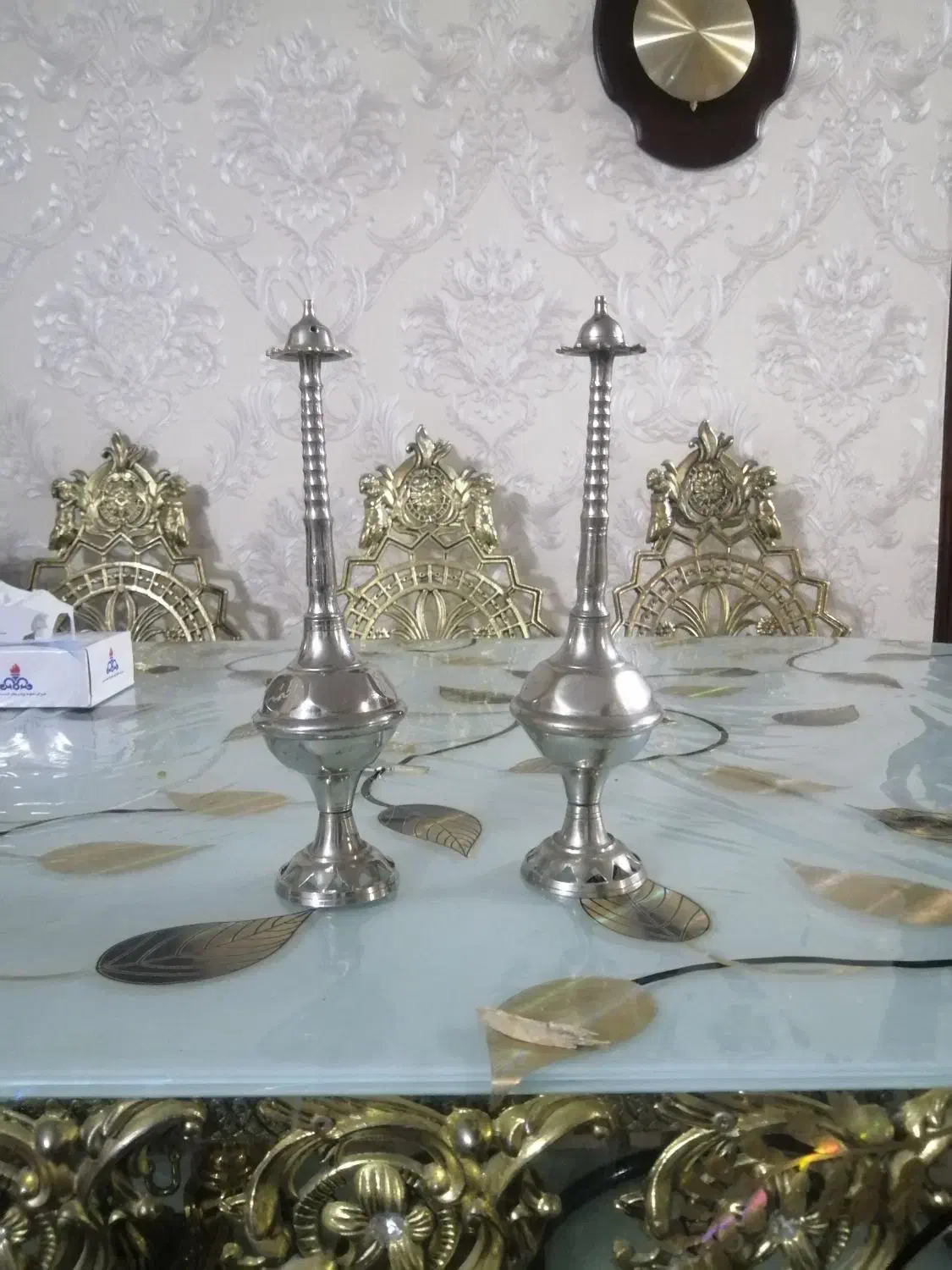 گلاب پاش قدیمی|کلکسیون اشیاء عتیقه|ری, شهید غیوری (ابن باویه)|دیوار