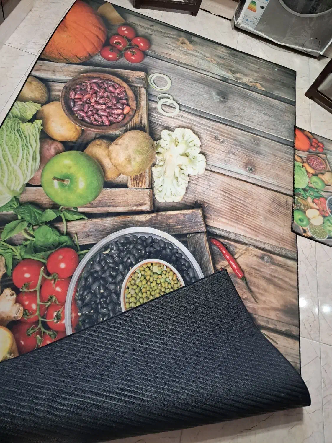 فرشینه پشت چرم|گلیم، جاجیم، گبه|خشکبیجار, |دیوار