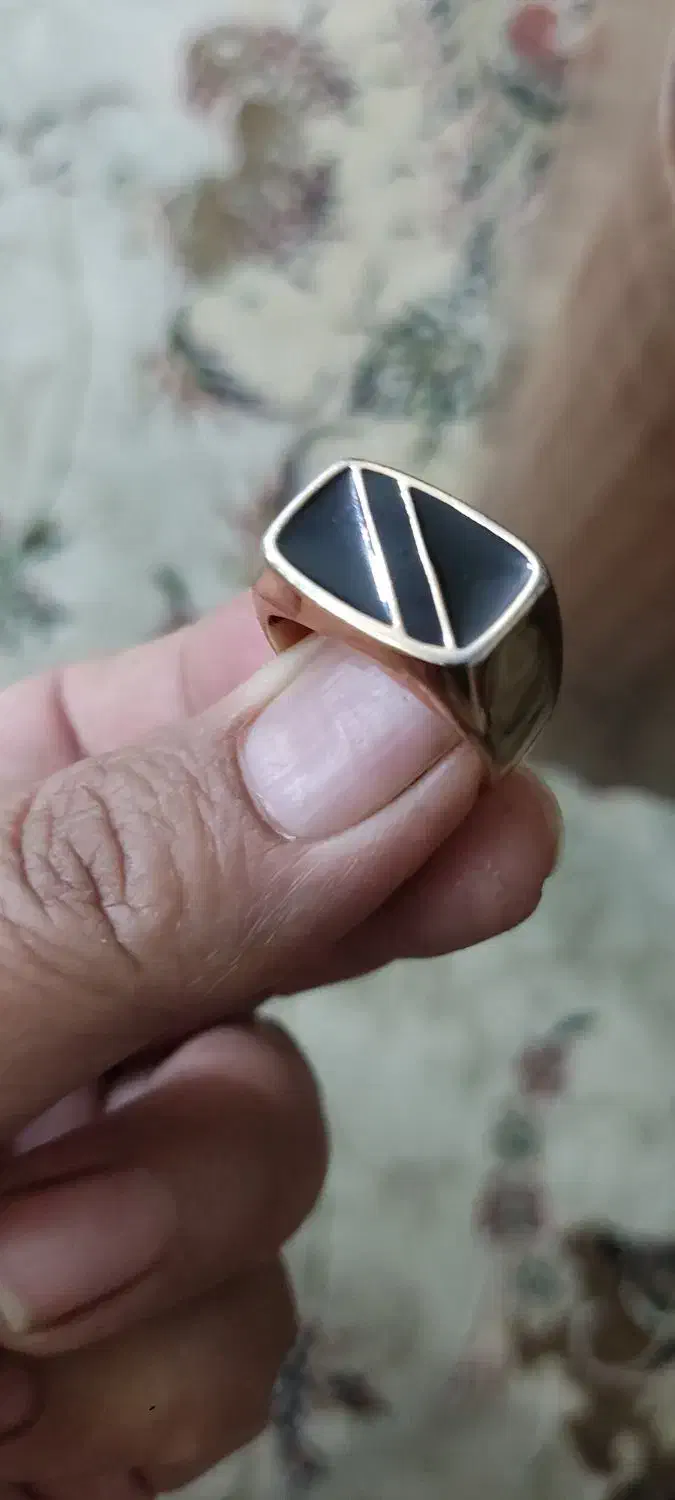 انگشتر رنگ ثابت ابکاری طلا|بدلیجات|اهواز, کوی طلاب|دیوار