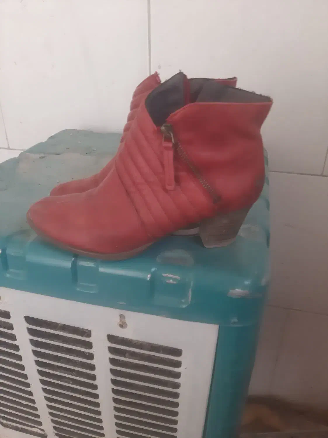 نیم بوت چرم|کیف، کفش، کمربند|همدان, |دیوار