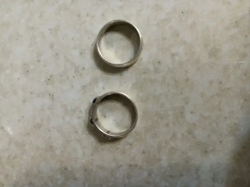 دوعدد حلقه نقره|جواهرات|تبریز, |دیوار