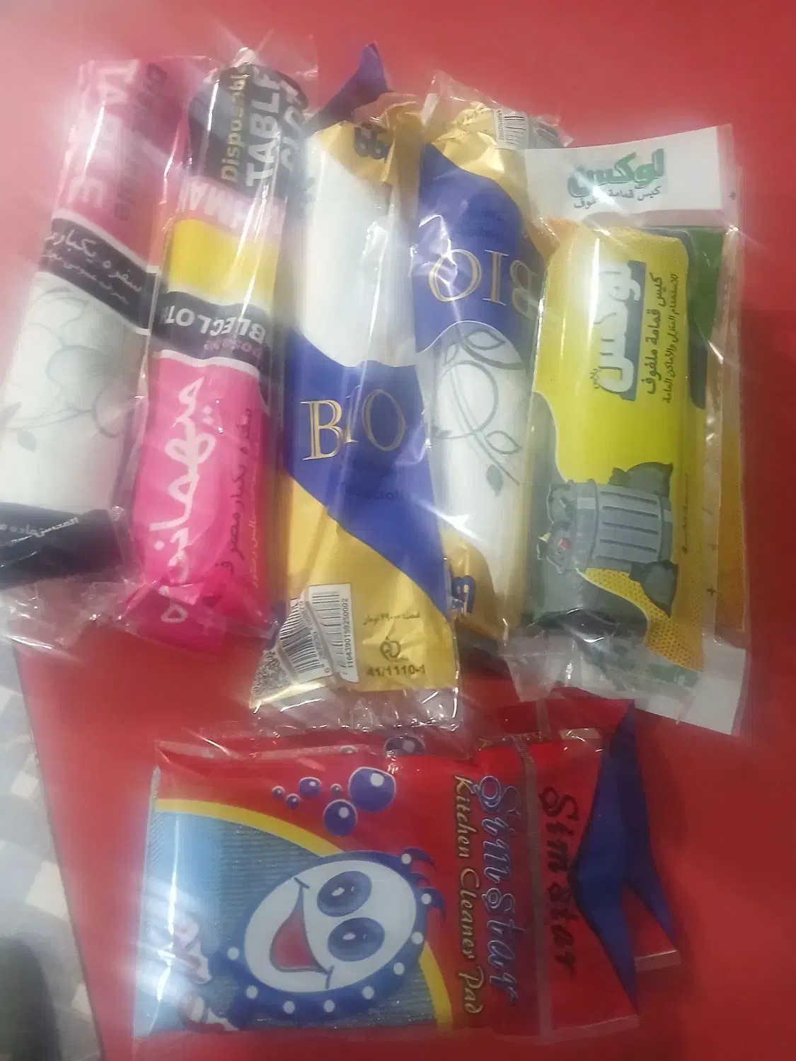 سفره ی ک ب ا ر م ص ر ف  فریزر  کیسه زباله|ظروف نگهدارنده، پلاستیکی، یک‌بارمصرف|فلاورجان, |دیوار