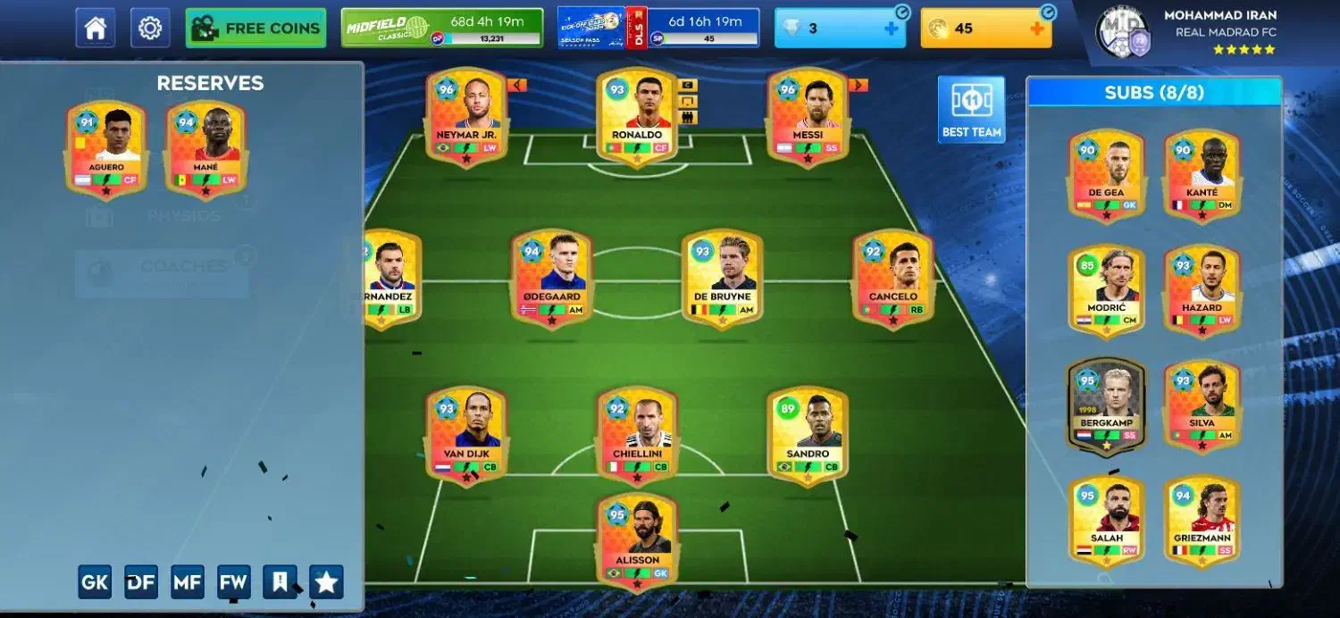 اکانت دریم لیگ|کنسول، بازی ویدئویی و آنلاین|اسدآباد, |دیوار