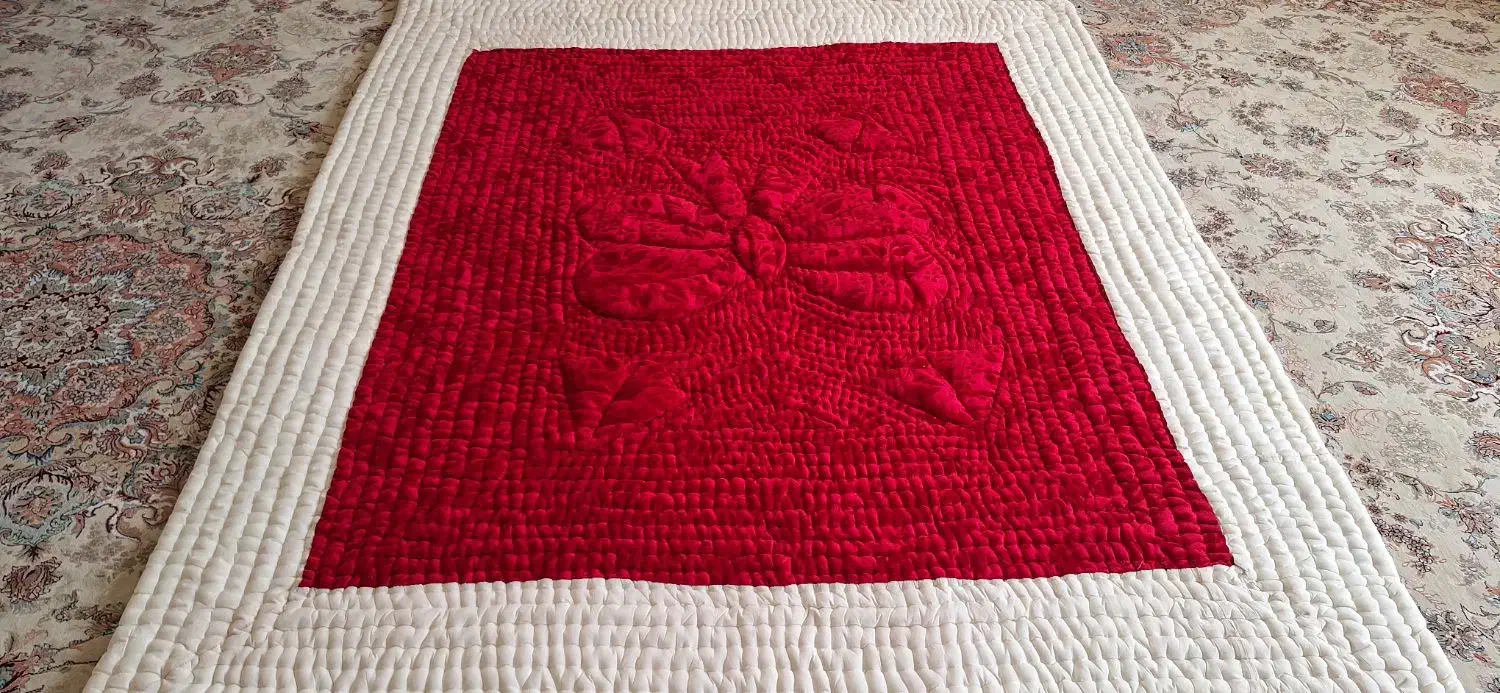 لحاف نونو داخل بارالیاف با رویه مخمل باملحفه نو|رختخواب، بالش، پتو|نوشهر, |دیوار