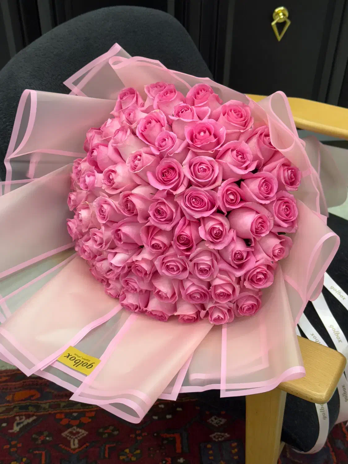 دسته گل رز صورتی هلندی درجه۱|گل و گیاه طبیعی|تهران, شهرک غرب|دیوار