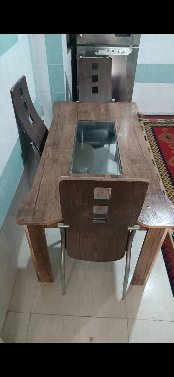 میز ناهارخوری|میز و صندلی غذاخوری|گرگان, |دیوار