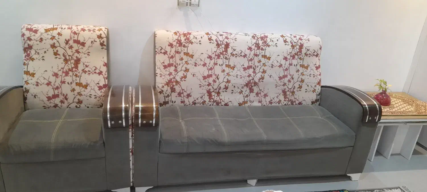 مبل ۷ نفره با جلو مبلی|مبلمان خانگی و میز عسلی|صومعهسرا, |دیوار