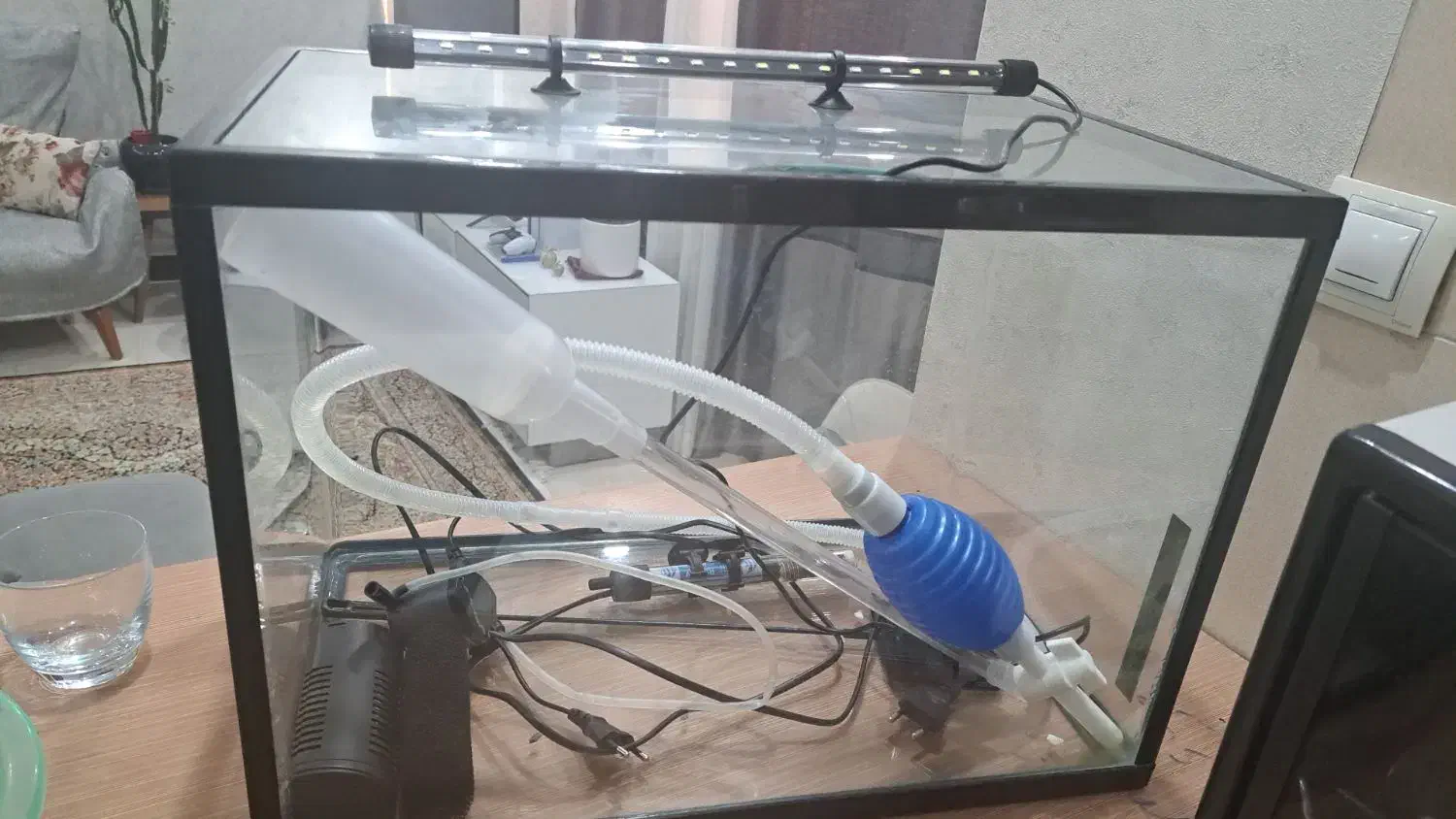 آکواریوم با تمام لوازم برای راه|لوازم جانبی حیوانات|تهران, آزادشهر|دیوار