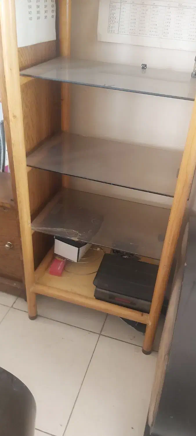 قفسه و کمد دو کشو و میز عسلی|کتابخانه، شلف، قفسههای دیواری|تهران, مجیدیه|دیوار