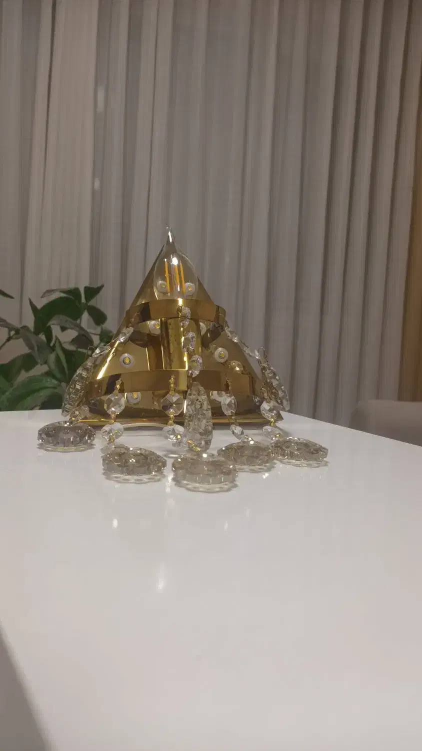 یک جفت دیوارکوب کریستالی|لوستر و چراغ آویز|مشهد, ارشاد|دیوار