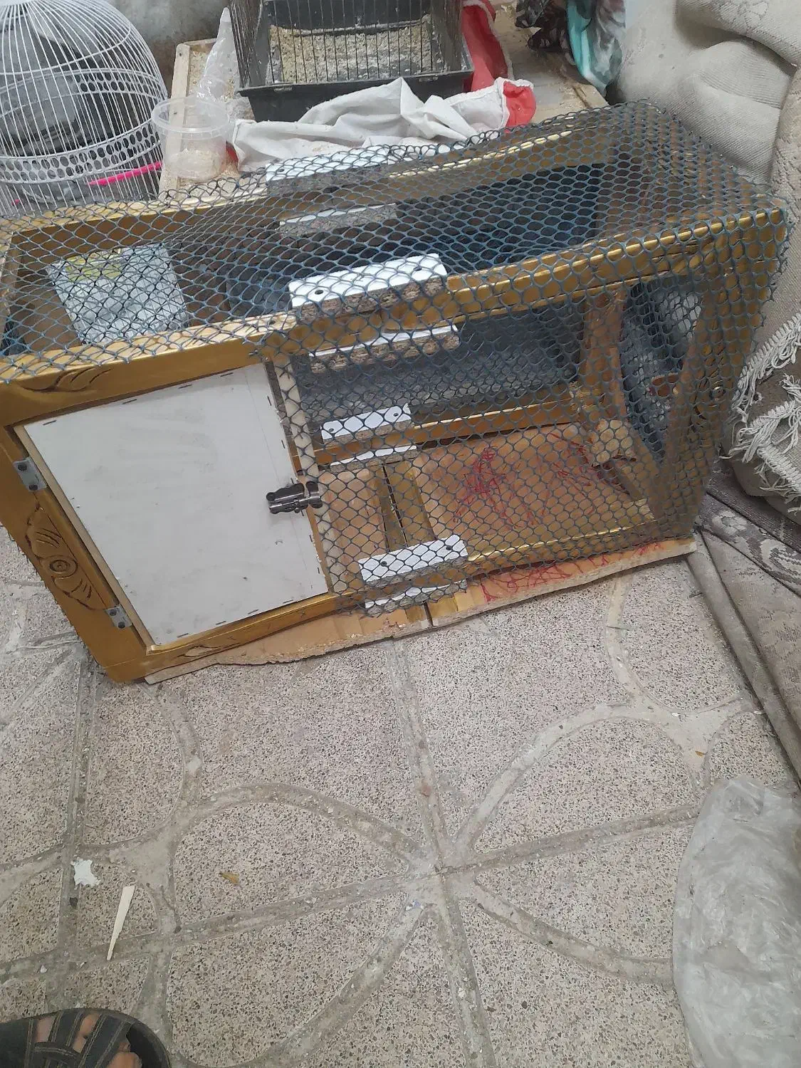 قفس بزرگ چوب گردو|لوازم جانبی حیوانات|مشهد, حسین‌آباد|دیوار