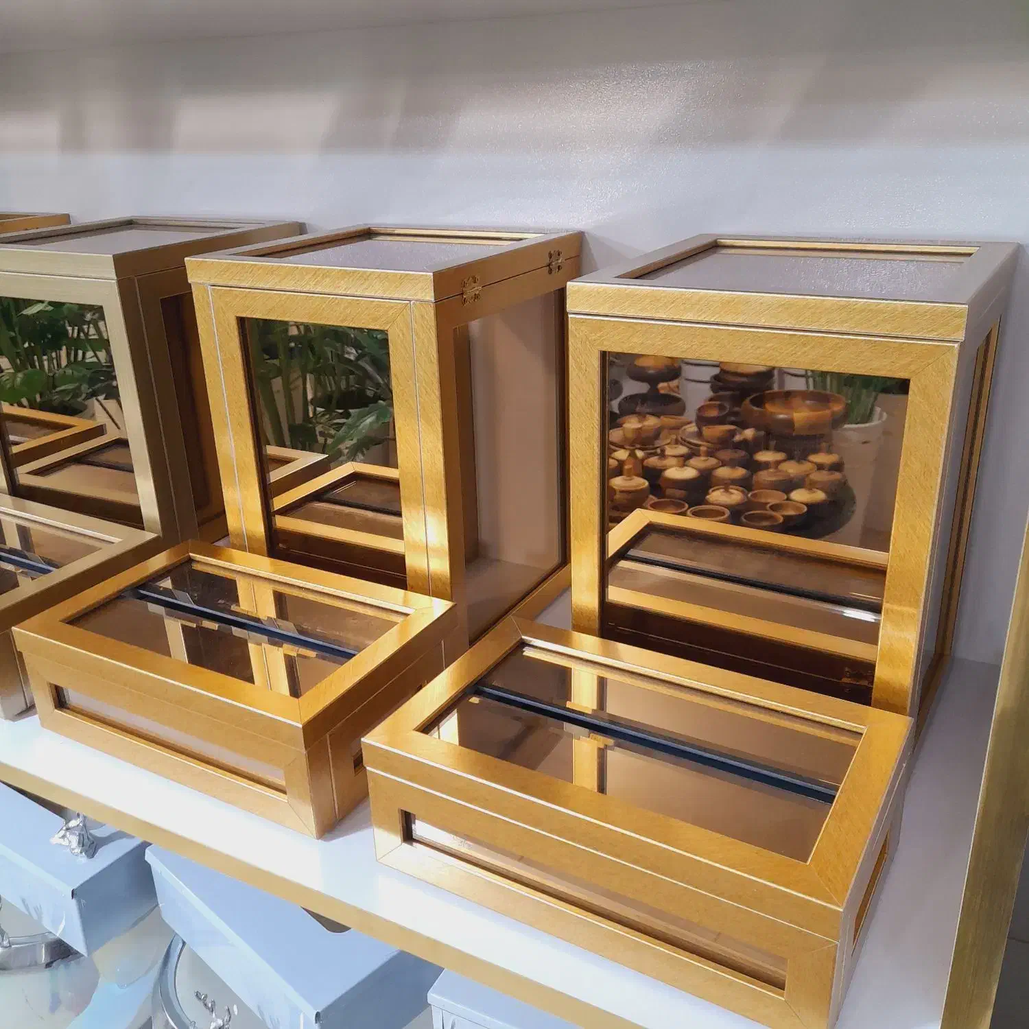 سطل وجا دستمالی اینه ای شیک اک|صنایع دستی و سایر لوازم تزئینی|قم, شهرک فاطمیه|دیوار