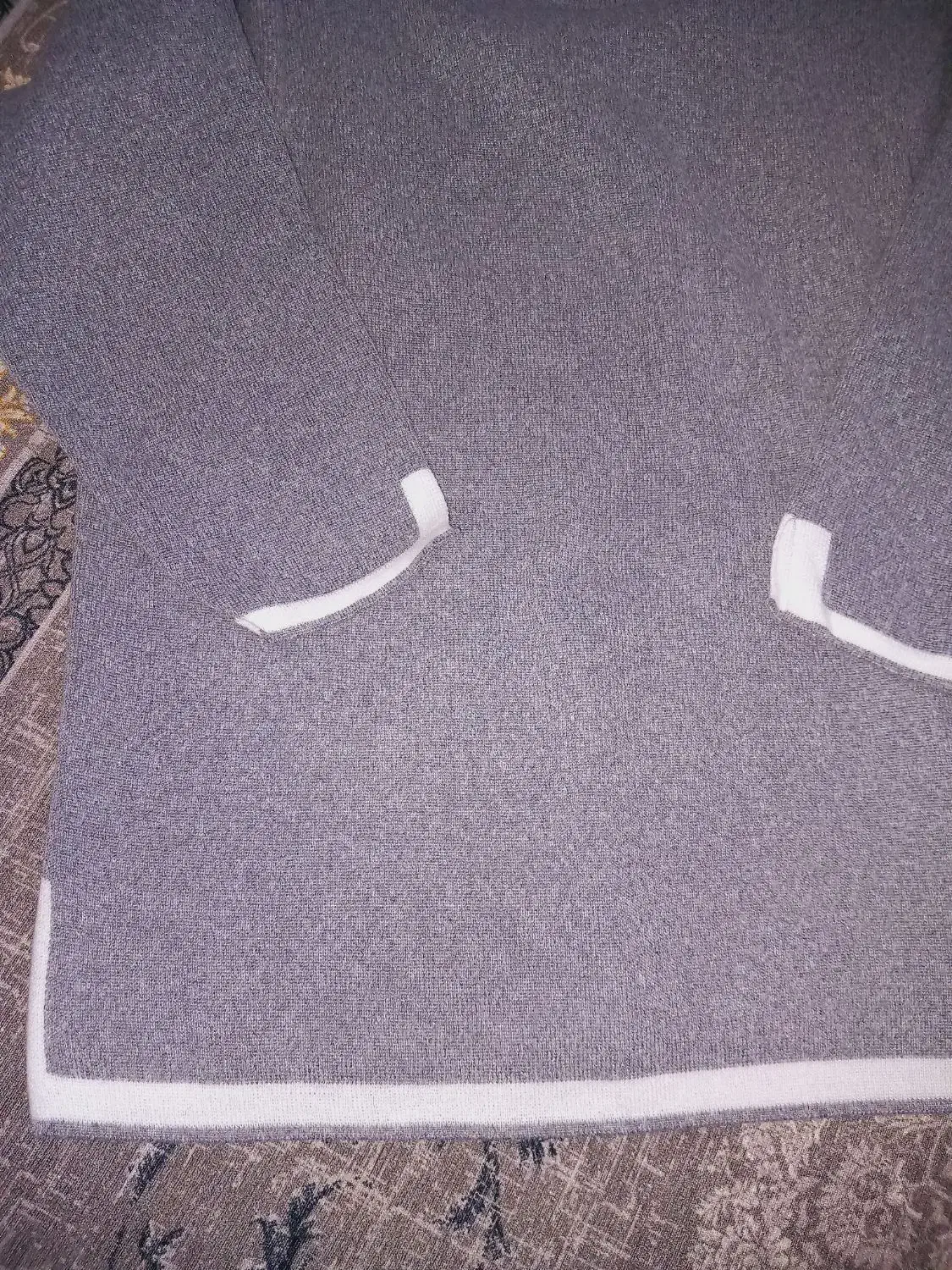 ست بافت بغل چاکدار طوسی روشن|لباس|رشت, حمیدیان|دیوار