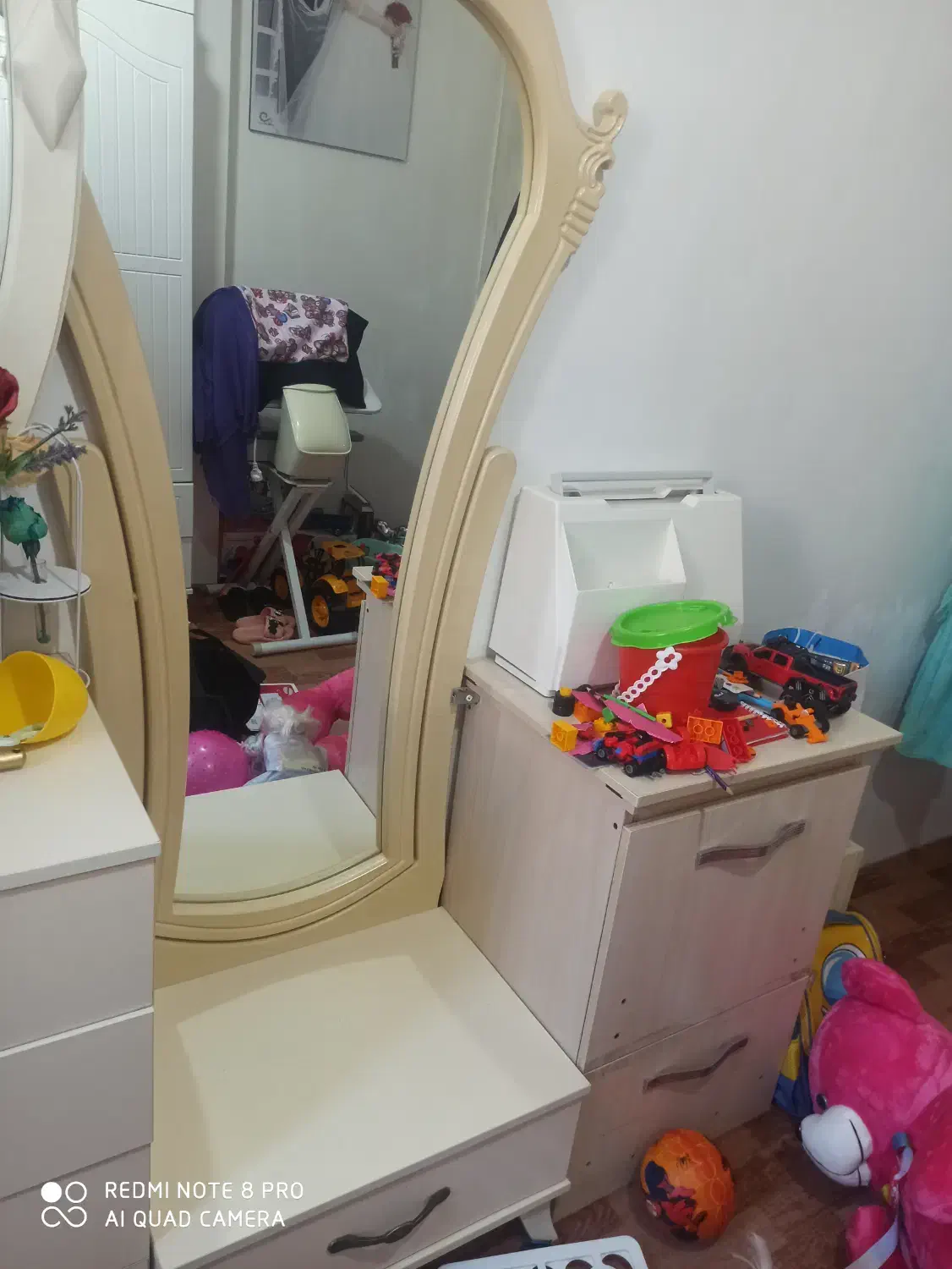 ست کمد لباس و دراور و میز آرایش|جاکفشی، کمد، دراور|قزوین, |دیوار