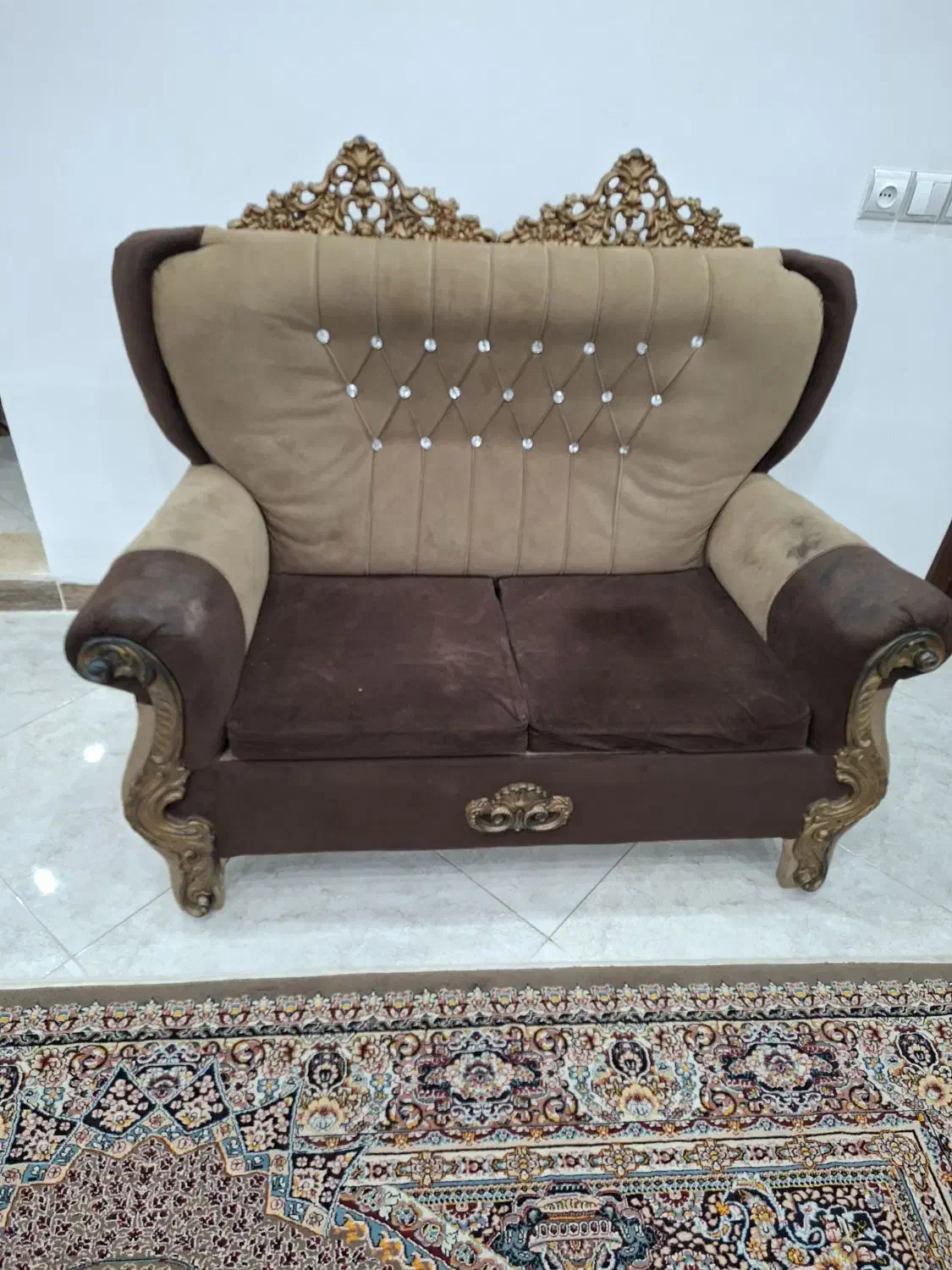 مبل هفت نفره با میز عسلی|مبلمان خانگی و میز عسلی|شلمان, |دیوار