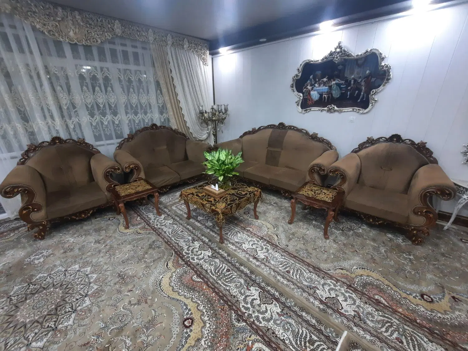 مبلمان|مبلمان خانگی و میز عسلی|لالجین, |دیوار