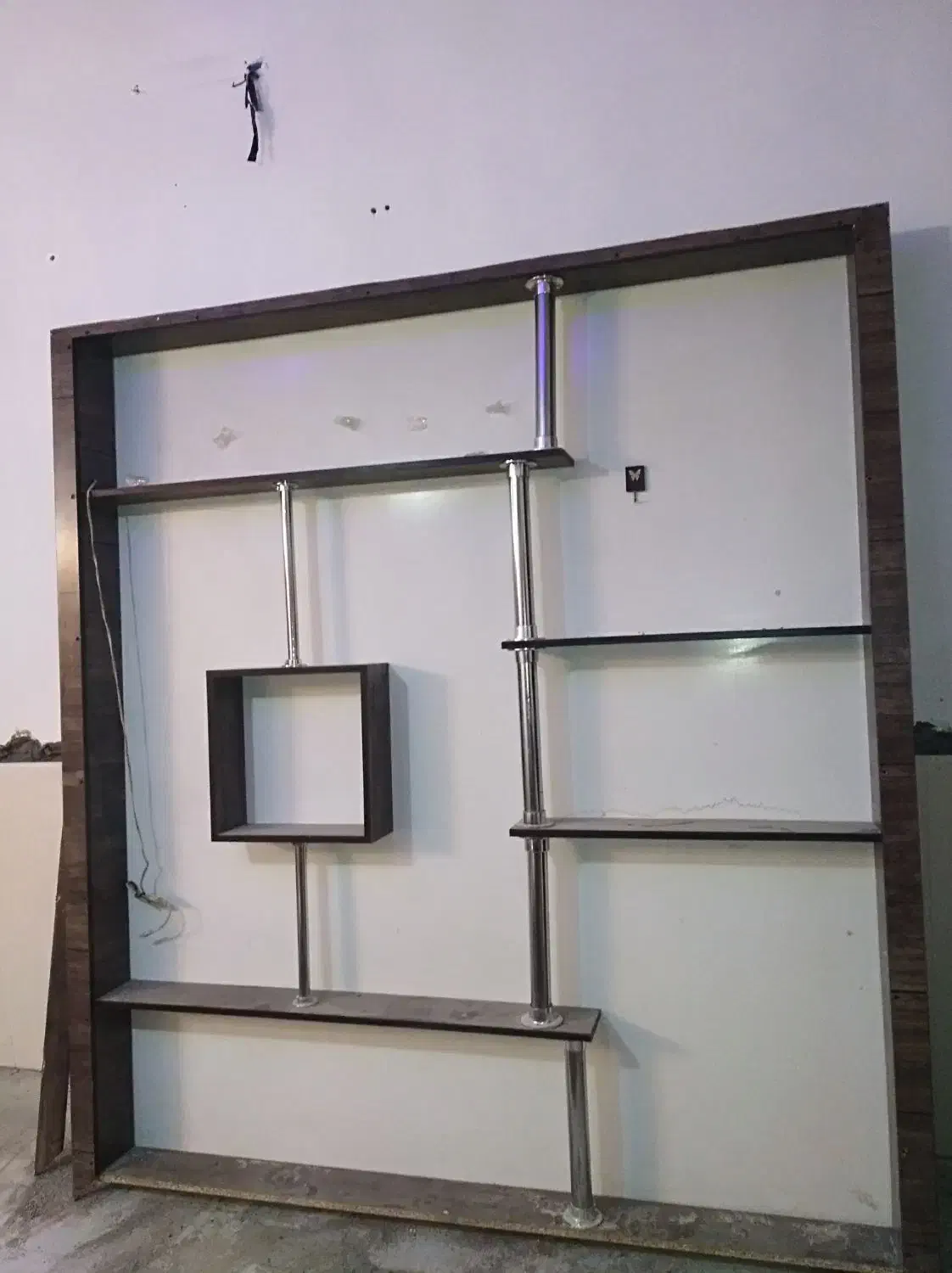 قفسه ام دی اف|کتابخانه، شلف، قفسه‌های دیواری|نیشابور, شهرآرا|دیوار