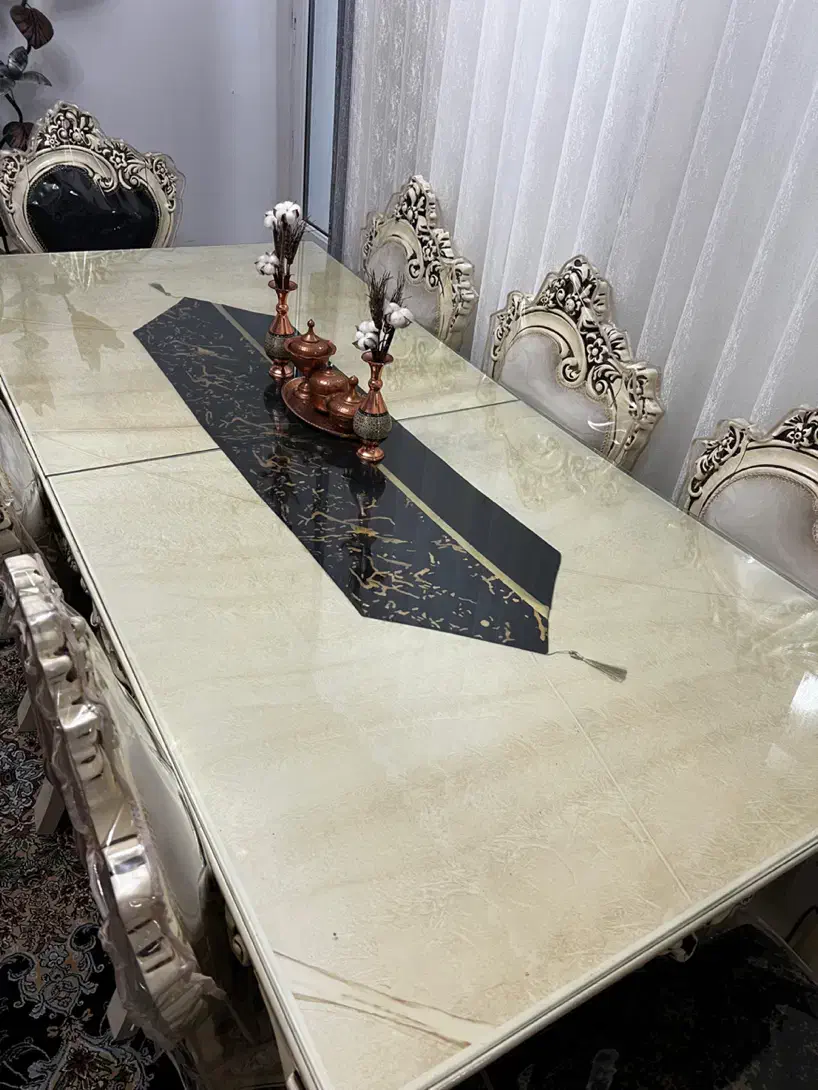 میز ناهار خوری ۸ نفره|میز و صندلی غذاخوری|تهران, شهرک شریفی|دیوار