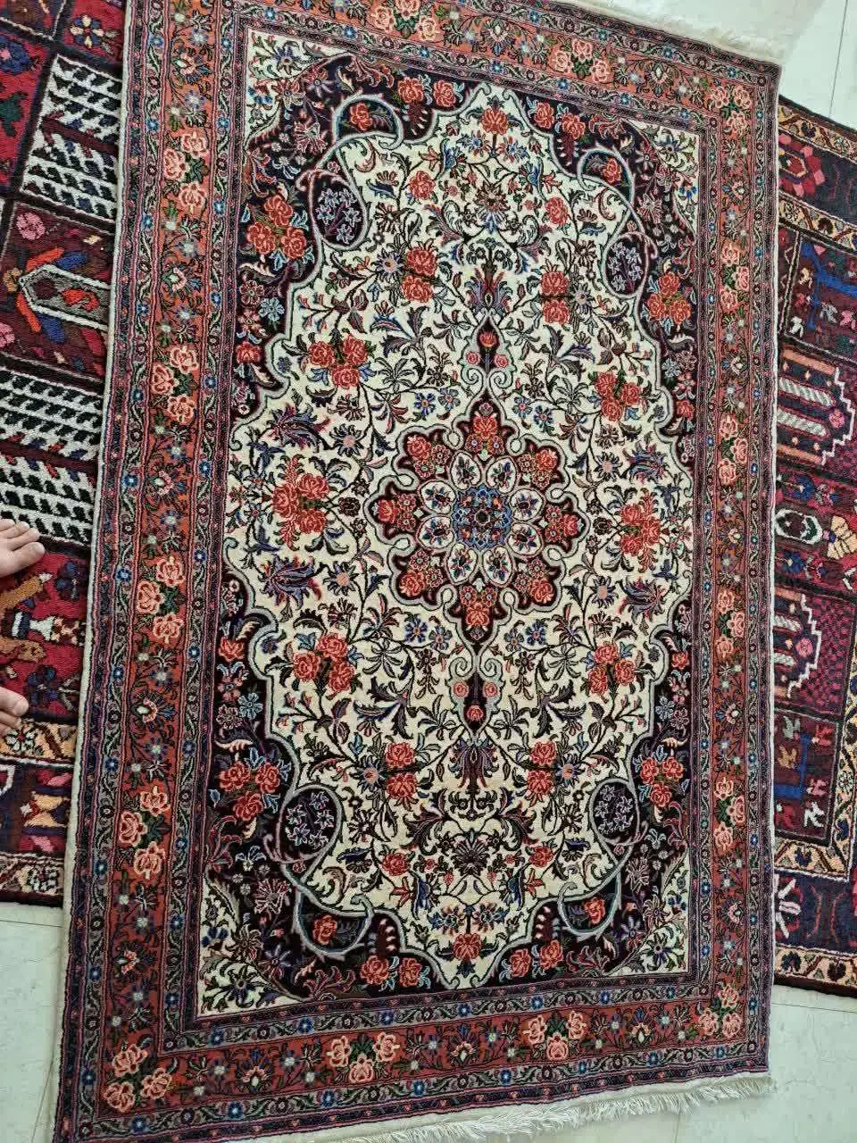 فروش ۲ عدد فرش دستبافت|فرش|نجفآباد, ویلاشهر|دیوار