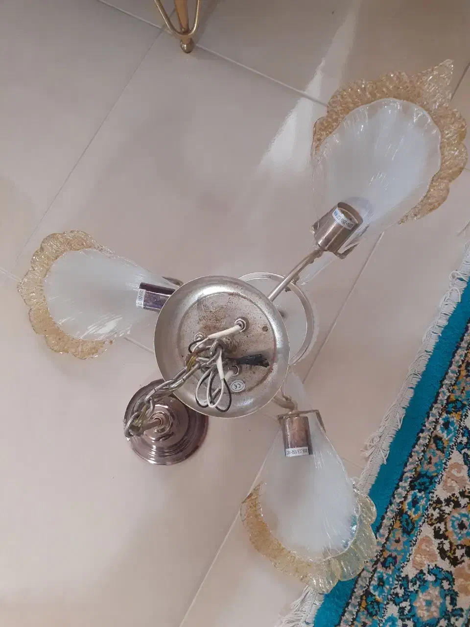 لوستر|لوستر و چراغ آویز|تنکابن, |دیوار