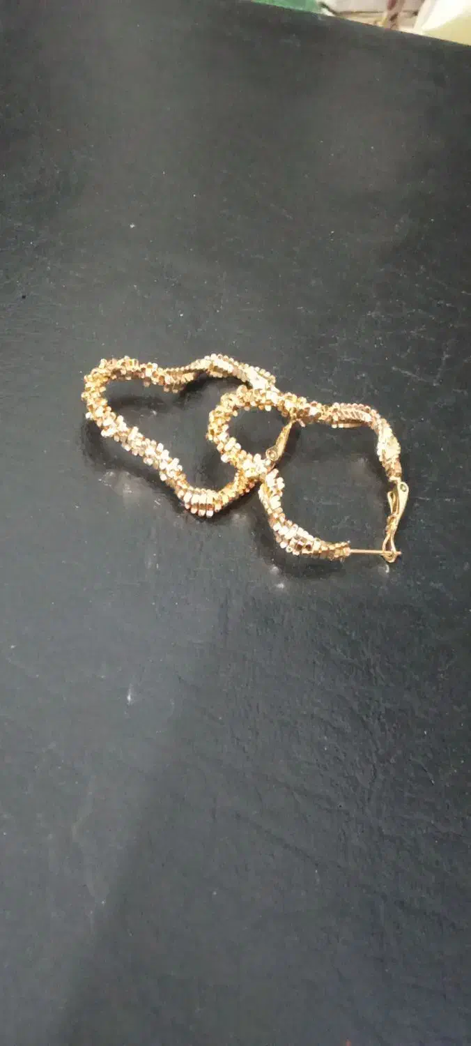 گوشواره ژپینگ رنگ ثابت|بدلیجات|سنندج, |دیوار