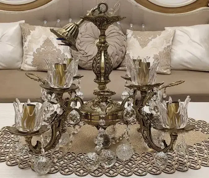 یک عدد لوستر تمام  برنز  سنگین|لوستر و چراغ آویز|ماهدشت, |دیوار