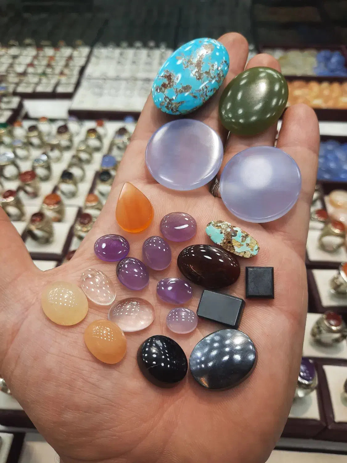 سنگ پیاده عقیق یمن، در نجف و فیروزه نیشابور|جواهرات|ری, هاشم‌آباد|دیوار