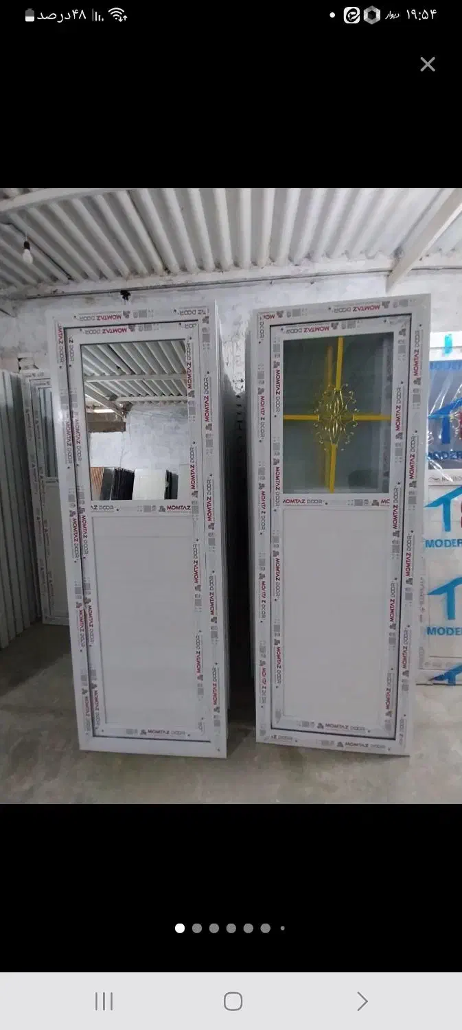 در ۳لولا جنس ممتاز باشیشه وآینه ودستگیره تکمیل|مصالح و تجهیزات ساختمان|گناباد, |دیوار