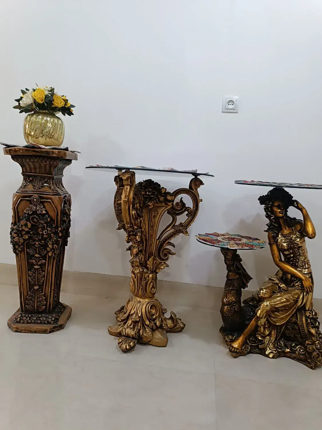 گلدان کنار مبل|صنایع دستی و سایر لوازم تزئینی|بندر ماهشهر, |دیوار