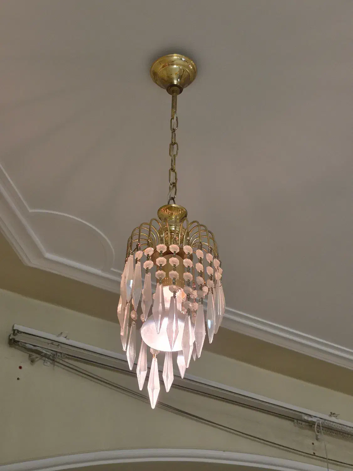 ۳ عدد لوستر کریستالی قدیمی سالم|لوستر و چراغ آویز|شیراز, قصرالدشت|دیوار