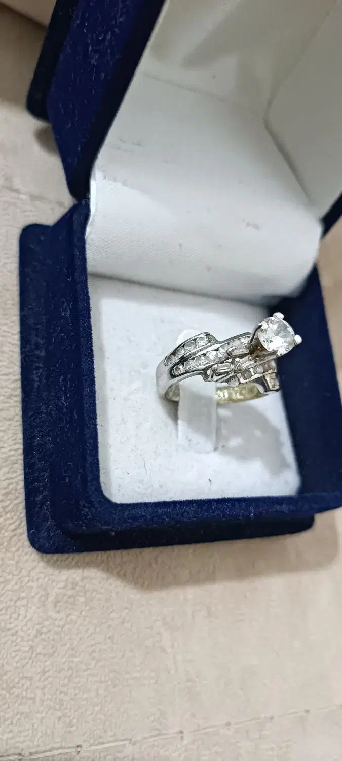 انگشتر طلا سفید|جواهرات|بندرعباس, |دیوار