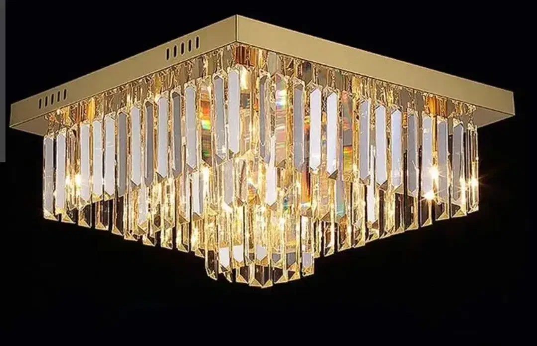 لوستر طلایی|لوستر و چراغ آویز|مشهد, ارمغان|دیوار