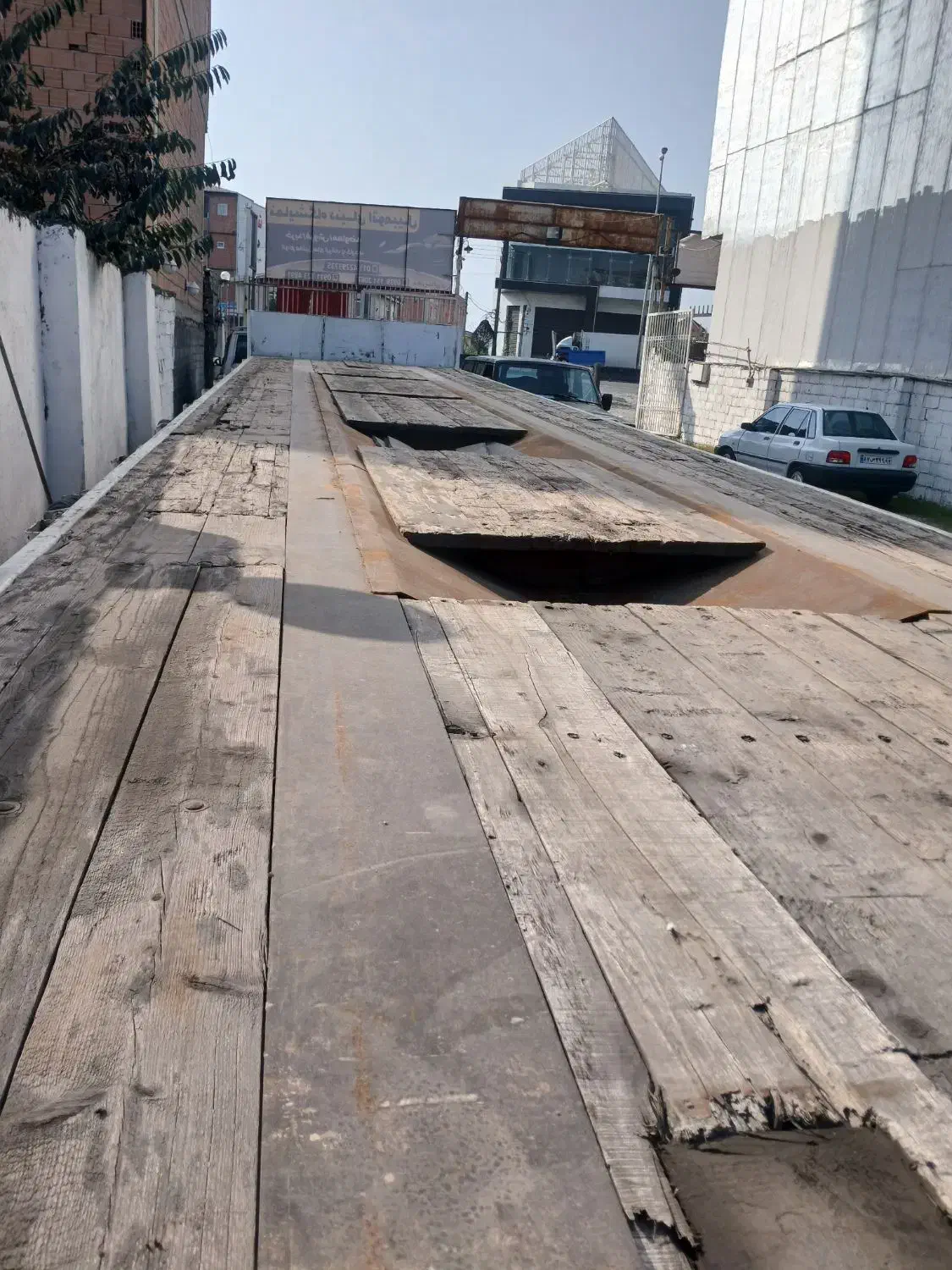 تریلی کفی رولکش.سه محور|خودرو سنگین|قائمشهر, |دیوار