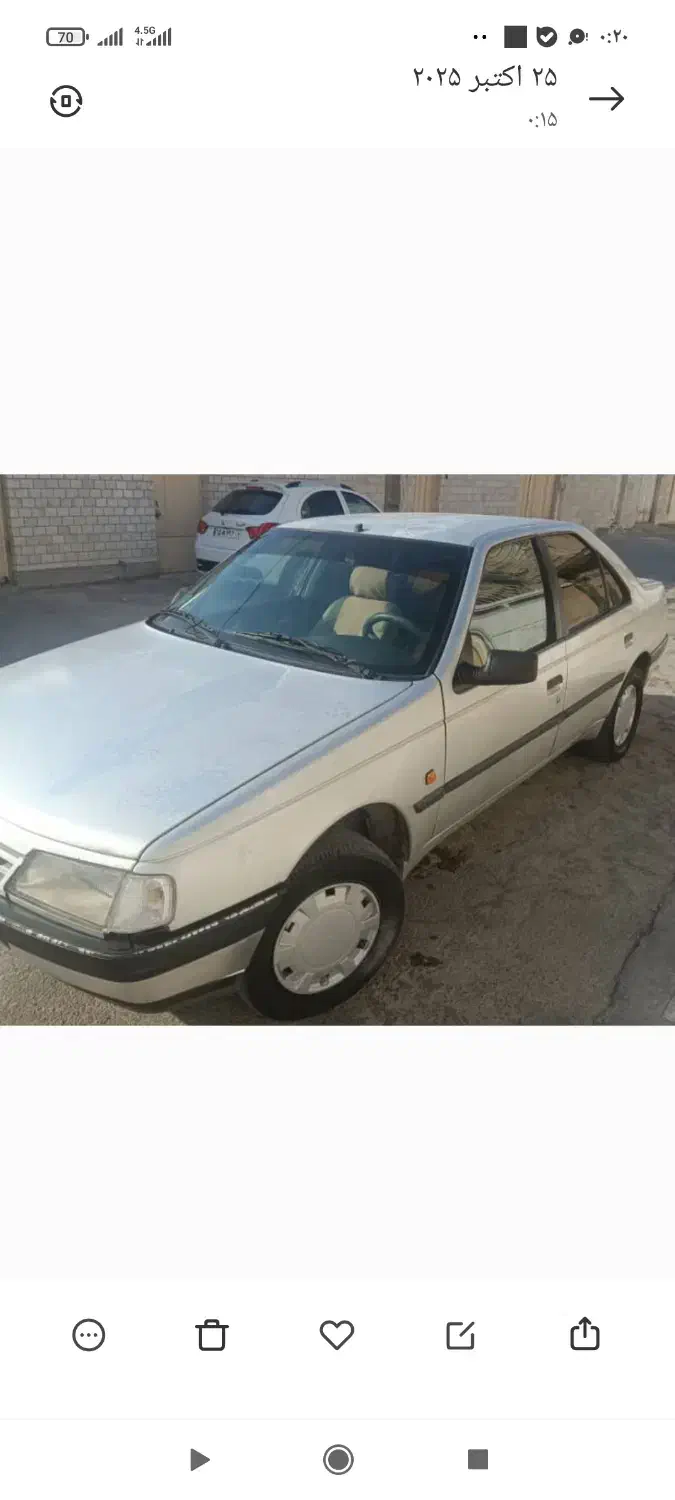 پژو نقره ای 405 مدل اسفند ماه 86|خودرو سواری و وانت|بندر ماهشهر, |دیوار