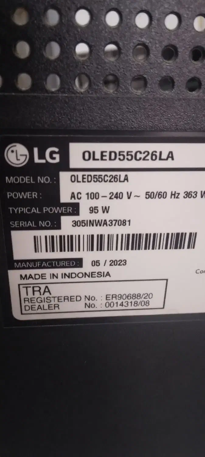 تلوزیون ال جی اولد پنل خراب 55C26|تلویزیون و پروژکتور|تهران, بریانک|دیوار