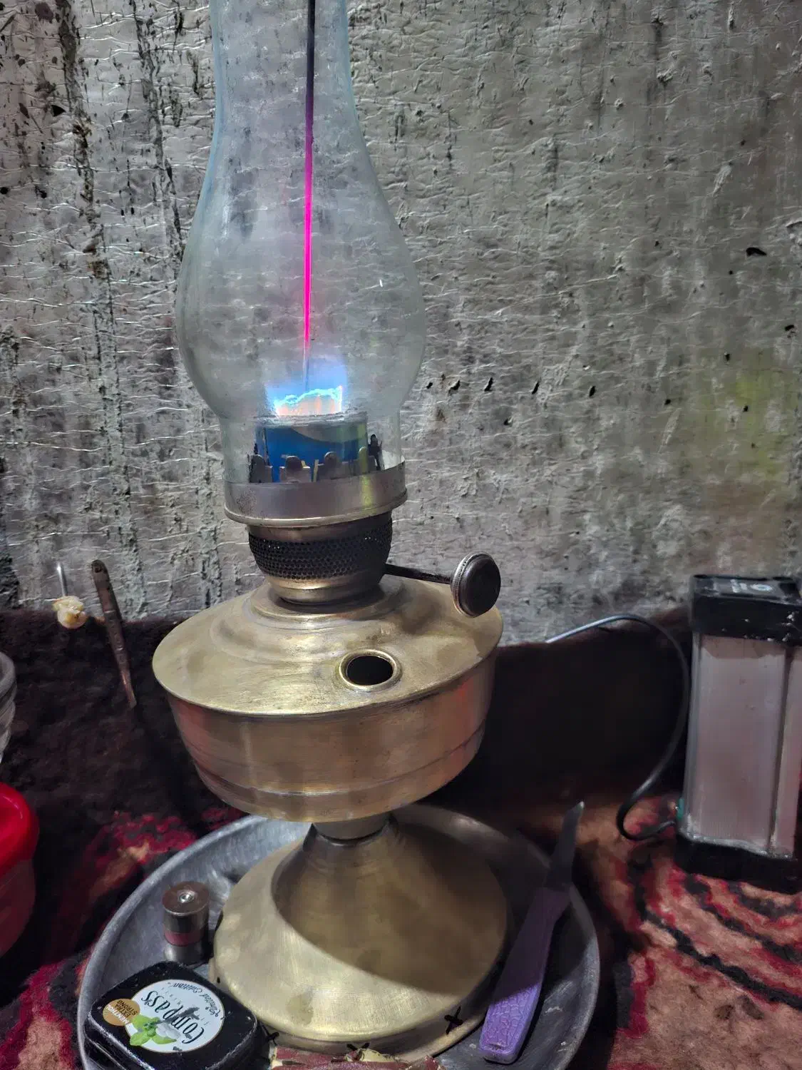 گرد سوز برنجی|کلکسیون اشیاء عتیقه|گنبد کاووس, |دیوار