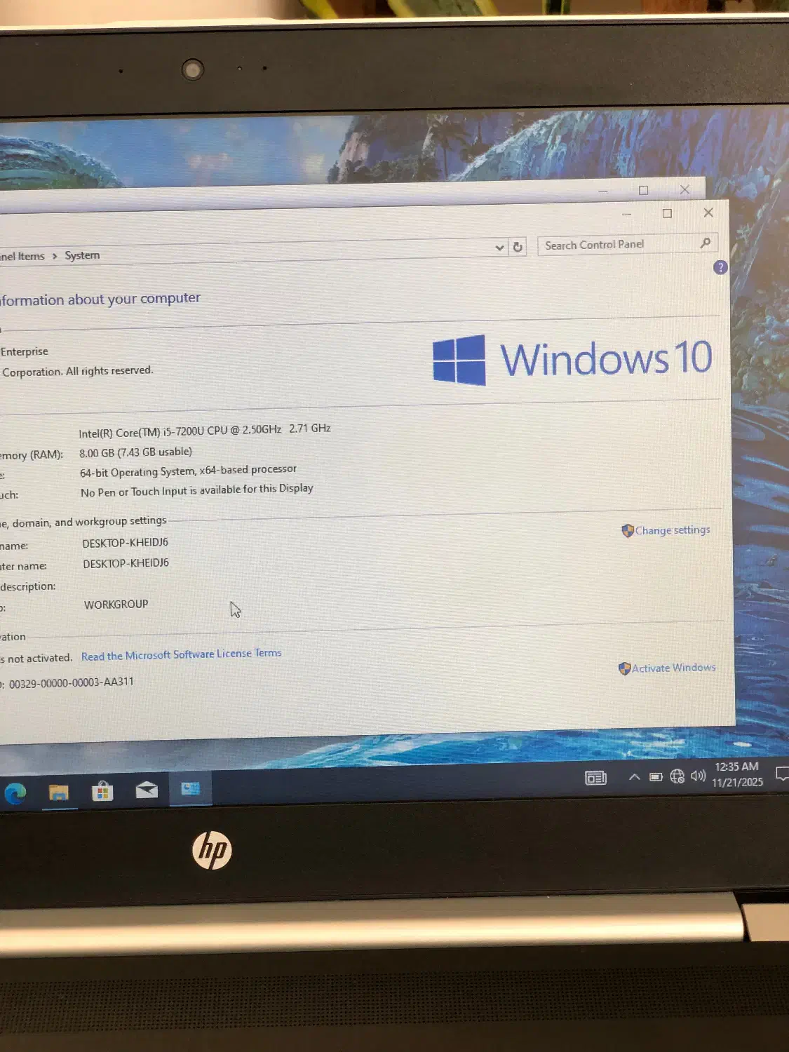 HP 450 G5 پردازنده قوی المانی رم۸ هارد اس اس دی|رایانه همراه|مشهد, راه آهن|دیوار