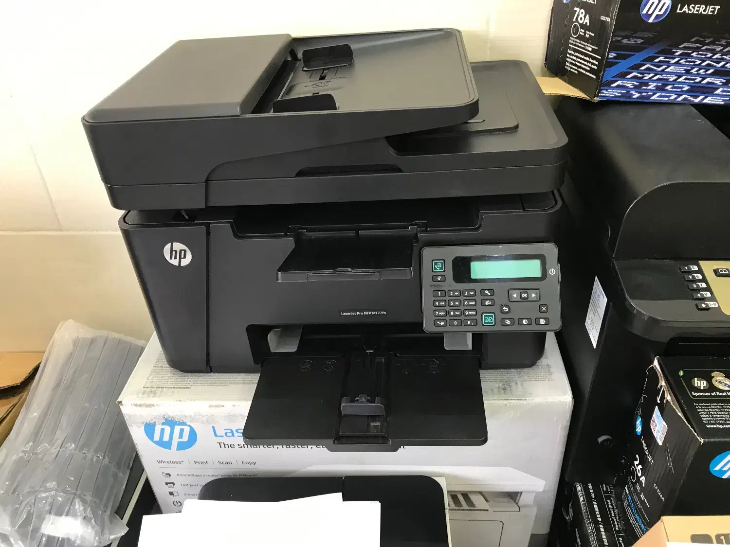 پرینتر لیزری چهارکاره حرفه ای hp 127fn با گارانتی|پرینتر، اسکنر، کپی، فکس|آمل, |دیوار