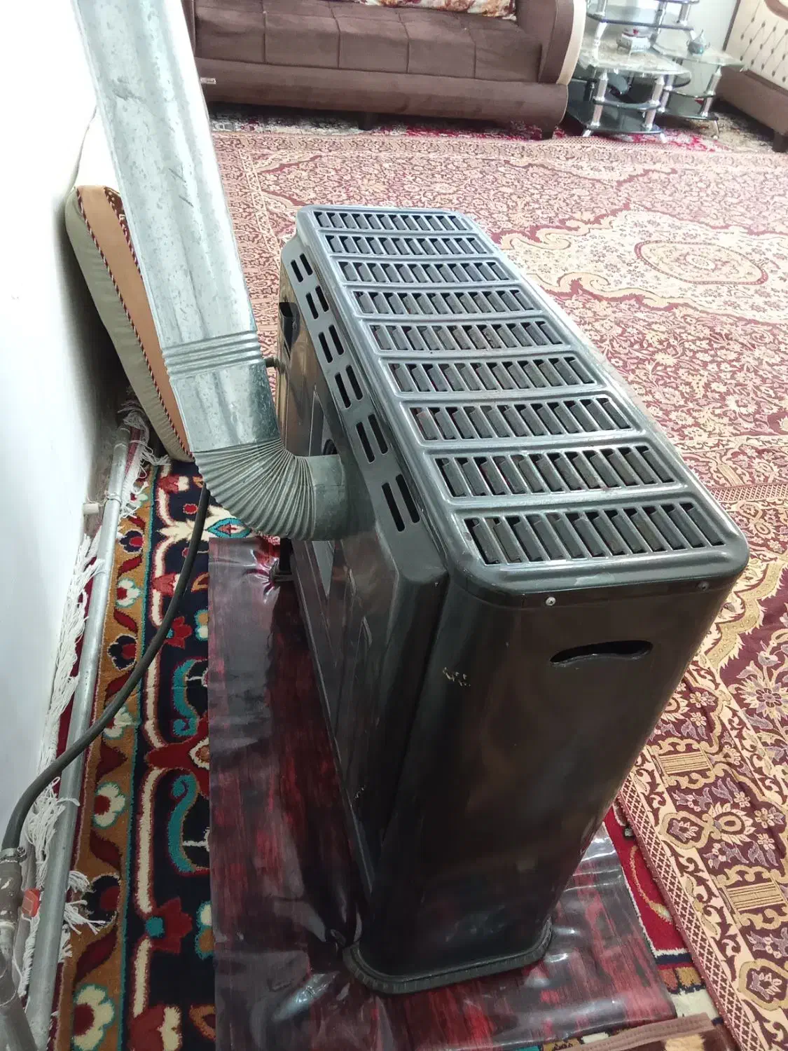 بخاری جهان افروز|بخاری، هیتر، شومینه|اهر, |دیوار