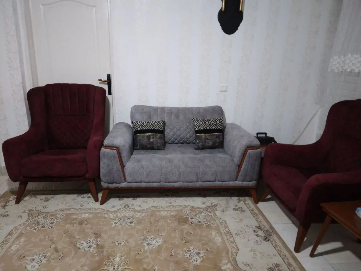 مبل ۷ نفره|مبلمان خانگی و میز عسلی|محمدیه-قزوین, |دیوار