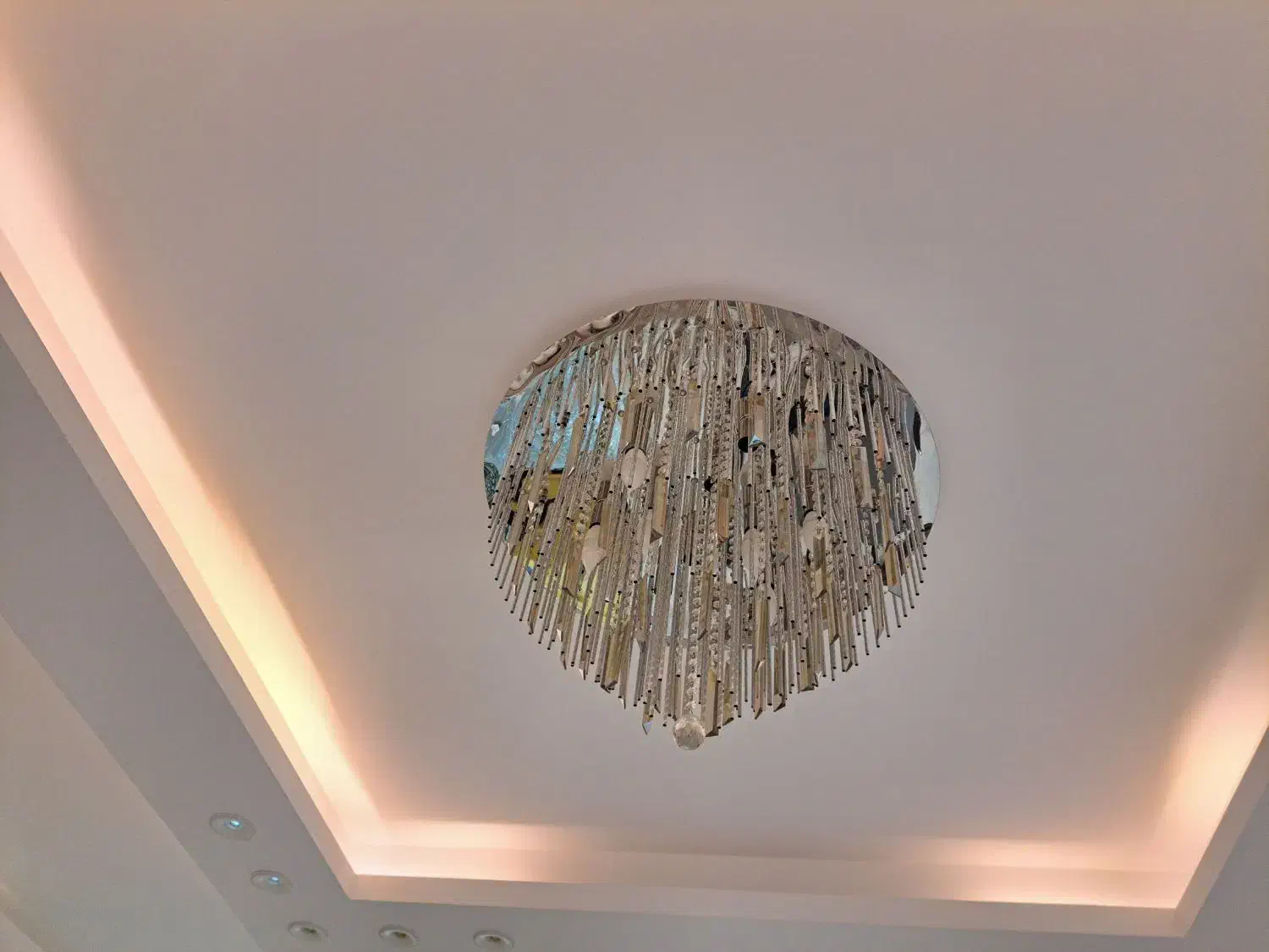 لوستر صفحه ای ۲ عدد|لوستر و چراغ آویز|کرمانشاه, |دیوار