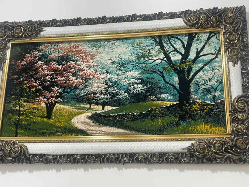 فروش دوعددتابلو نو وباکس۴تیکه وساعت ایستاده|تابلو فرش|زابل, |دیوار