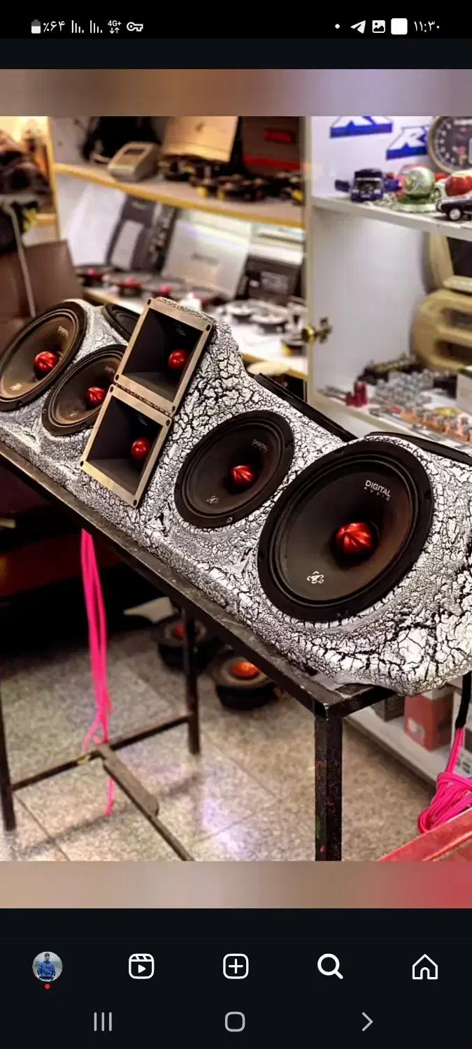 سیستم صوتی میدرنج ساب طاقچه و باکس سه بعدی ۲۰۷|قطعات یدکی و لوازم جانبی|اسلامشهر, شهرک انبیا|دیوار